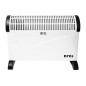 Grzejnik konwektorowy 2000W, Zakres pracy 750W / 1250W / 2000W, Termostat.