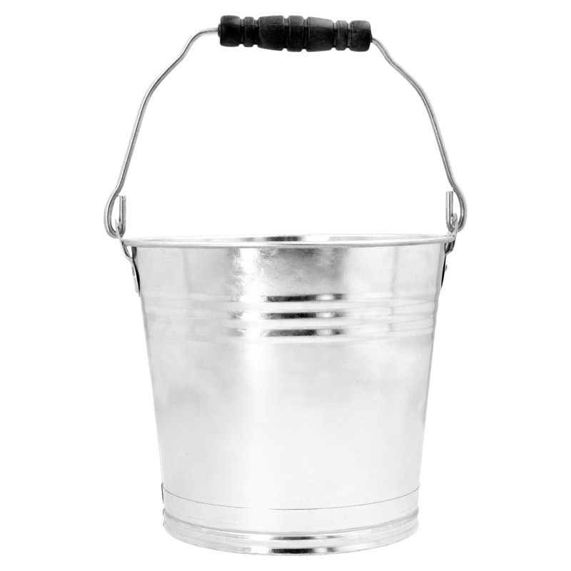 Wiadro metalowe 5L, ocynkowane