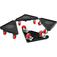 Platformy transportowe 230 x 170 x 170mm, plastikowe, 4szt.