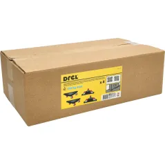 Platformy transportowe 230 x 170 x 170mm, plastikowe, 4szt.