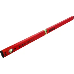 Poziomnica wzmocniona 120cm, 2 libelki, magnes
