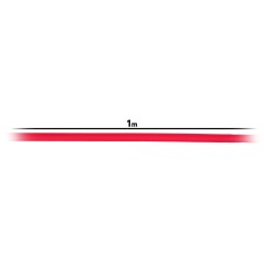 Rurka termokurczliwa 2,5mm x 1m 2:1 - Czerwona 10szt