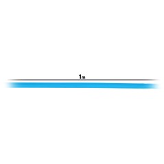Rurka termokurczliwa 2,5mm x 1m 2:1 - Niebieska 10szt