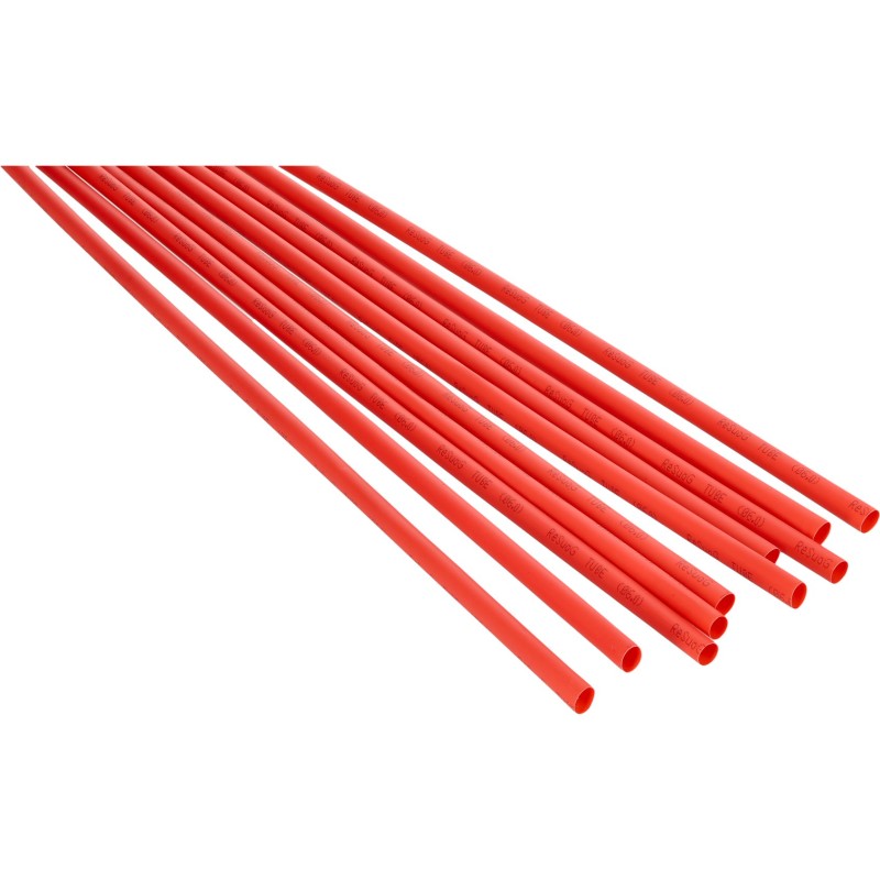 Rurka termokurczliwa 3mm x 1m 2:1 - Czerwona 10szt
