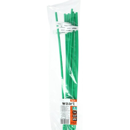 Rurka termokurczliwa 5mm x 1m 2:1 - Zielona 10szt