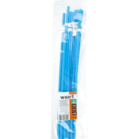 Rurka termokurczliwa 6mm x 1m 2:1 - Niebieska 10szt