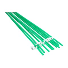 Rurka termokurczliwa 6mm x 1m 2:1 - Zielona 10szt