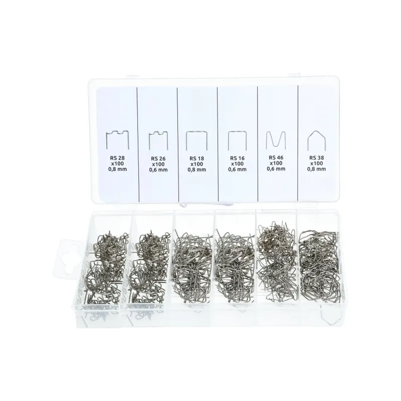 Zestaw zszywek do plastiku, 600szt. Zestaw zszywek do plastiku, 600szt.