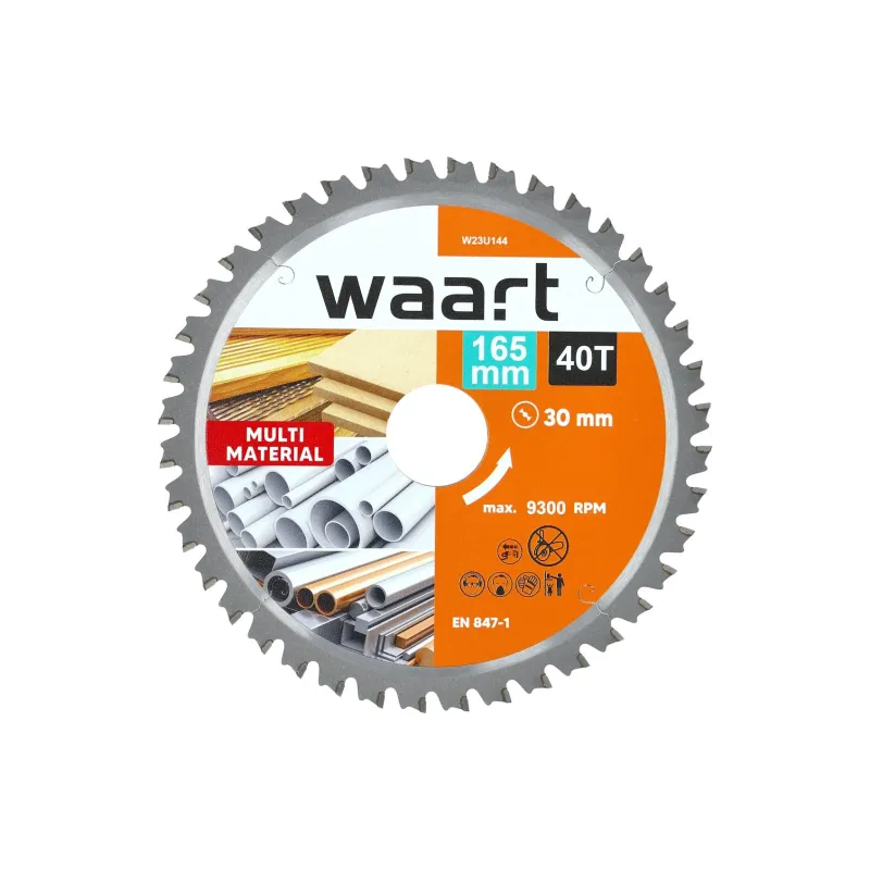 Tarcza do pilarki widiowa 165 x 30 mm, 40T, multimaterial