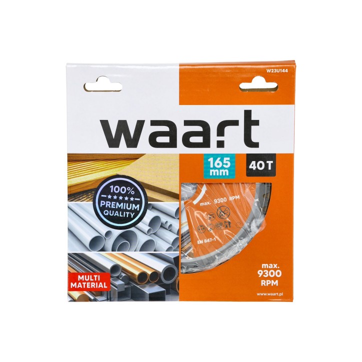 Tarcza do pilarki widiowa 165 x 30 mm, 40T, multimaterial