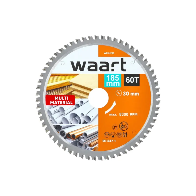 Tarcza do pilarki widiowa 185 x 30 mm, 60T, multimaterial