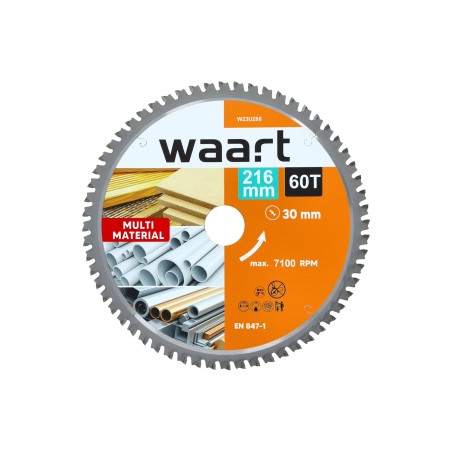 Tarcza do pilarki widiowa 216 x 30 mm, 60T, multimaterial