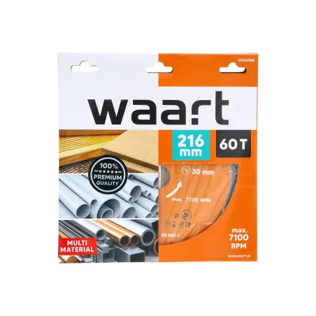 Tarcza do pilarki widiowa 216 x 30 mm, 60T, multimaterial