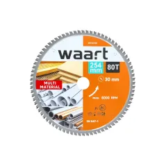 Tarcza do pilarki widiowa 254 x 30 mm, 80T, multimaterial