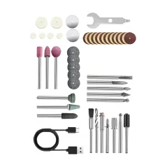 Mini szlifierka akumulatorowa 3.7V, etui, akcesoria 70 szt.