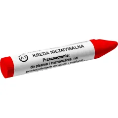Kreda techniczna czerwona, niezmywalna, typ A1