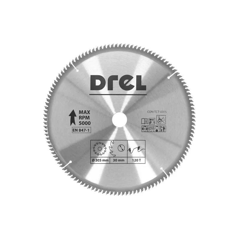 Tarcza do pilarki widiowa 305 x 30 mm, 120T, aluminium