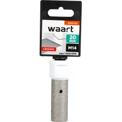 Frez diamentowy walcowy 20mm x M14