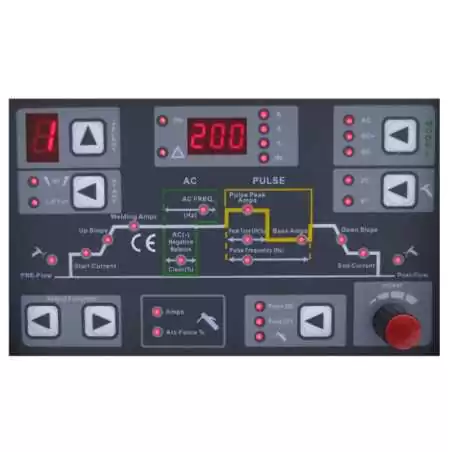 Spawarka inwertorowa JET TIG AC/DC 200 IGBT Welder Fantasy+ uchwyt Parker