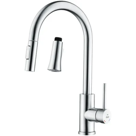 Duro Seria Acero bateria zlewozmywakowa z wyciąganą wylewką