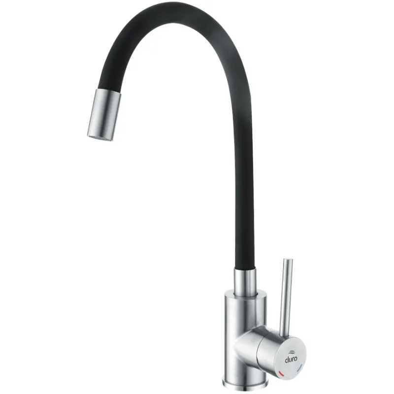 Duro Seria Acero bateria zlewozmywakowa elastyczna stal nierdzewna Duro Seria Acero bateria zlewozmywakowa elastyczna stal nierdzewna