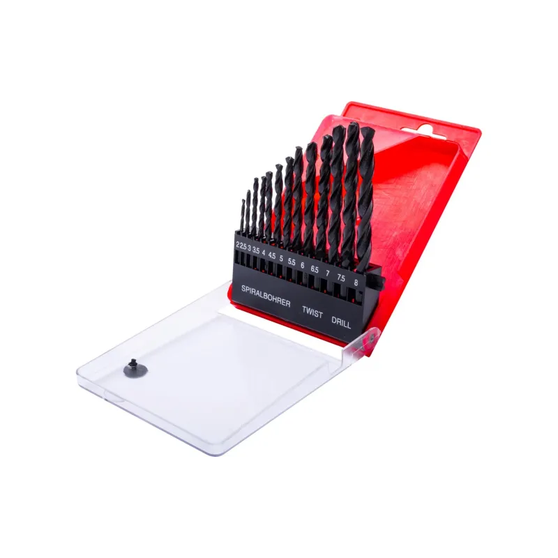 Zestaw wierteł do metalu 2.0-8.0 mm, 13 szt. Zestaw wierteł do metalu 2.0-8.0 mm, 13 szt.