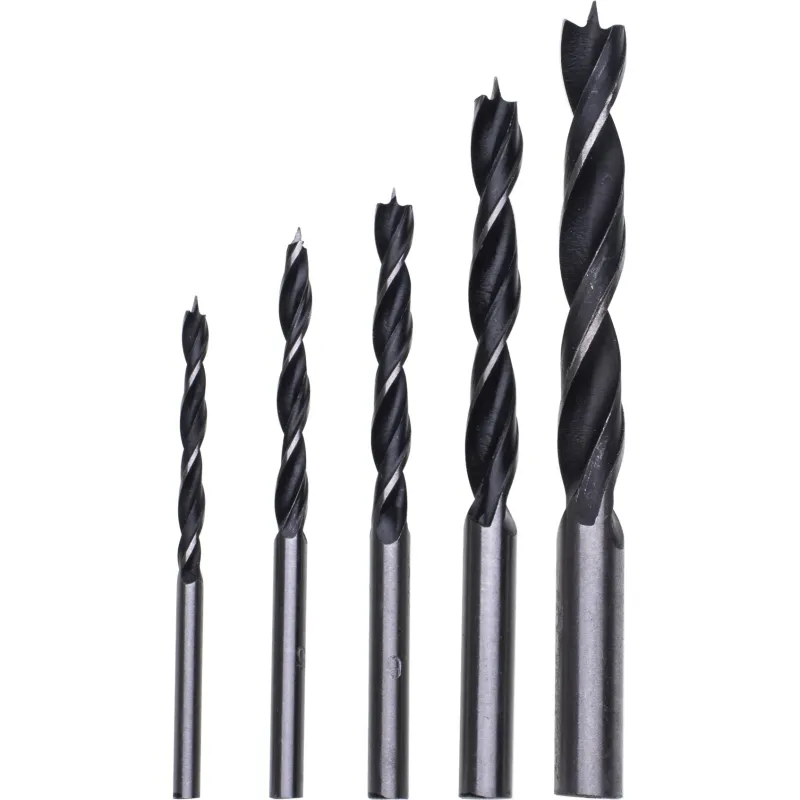 Zestaw wierteł do drewna 4.0-10.0 mm, 5 szt. Zestaw wierteł do drewna 4.0-10.0 mm, 5 szt.