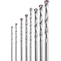 Zestaw wierteł do betonu 3.0-10.0 mm, 8 szt.