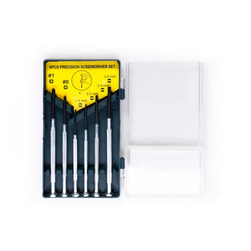 Zestaw wkrętaków precyzyjnych 6 szt. Zestaw wkrętaków precyzyjnych 6 szt.