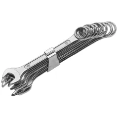Zestaw kluczy płasko-oczkowych 6-32 mm, 25 szt.