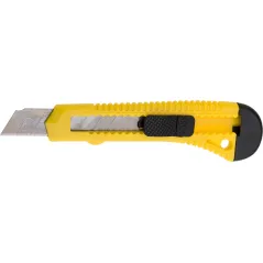 Nóż z ostrzem łamanym 18 mm, plastikowy korpus