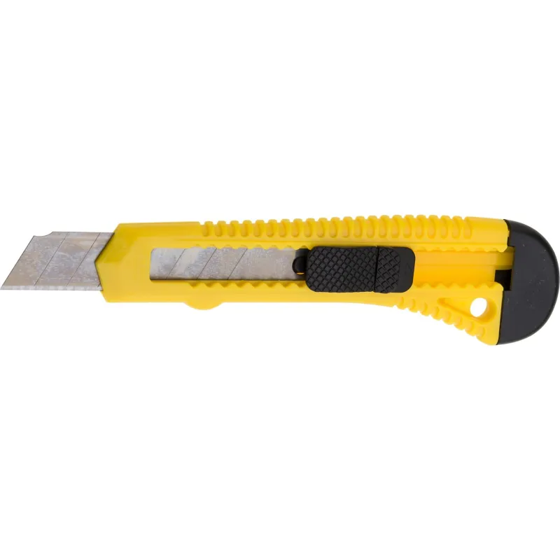 Nóż z ostrzem łamanym 18 mm, plastikowy korpus Nóż z ostrzem łamanym 18 mm, plastikowy korpus