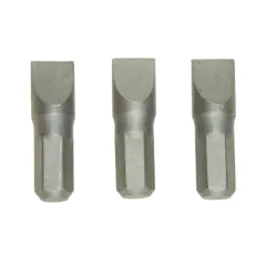 Końcówki wkrętakowe płaskie SL4,0 x 25 mm, 3 szt.