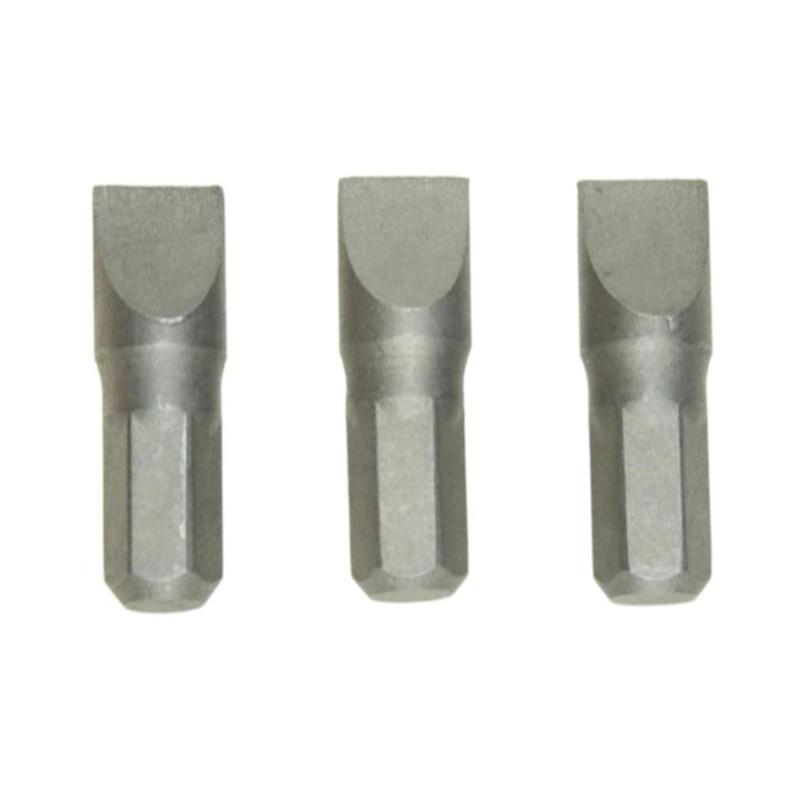Końcówki wkrętakowe płaskie SL6,0 x 25 mm, 3 szt. Końcówki wkrętakowe płaskie SL6,0 x 25 mm, 3 szt.
