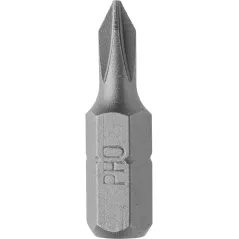 Końcówki wkrętakowe krzyżowe PH0 x 25 mm, 3 szt.