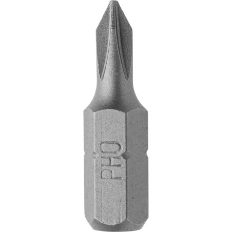 Końcówki wkrętakowe krzyżowe PH0 x 25 mm, 3 szt.