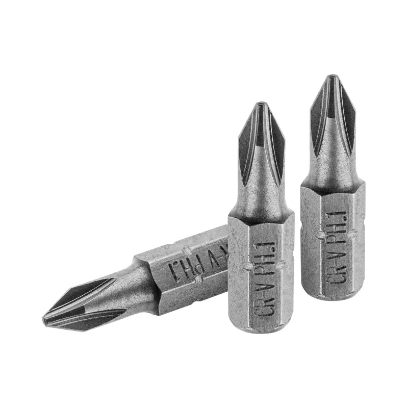 Końcówki wkrętakowe krzyżowe PH1 x 25 mm, 3 szt. Końcówki wkrętakowe krzyżowe PH1 x 25 mm, 3 szt.