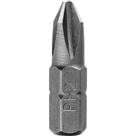 Końcówki wkrętakowe krzyżowe PH2 x 25 mm, 30 szt.