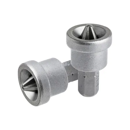 Końcówki wkrętakowe krzyżowe PH2 x 25 mm, z ogranicznikiem, 2 szt.