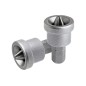 Końcówki wkrętakowe krzyżowe PH2 x 25 mm, z ogranicznikiem, 2 szt.