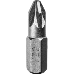 Końcówki wkrętakowe krzyżowe PZ2 x 25 mm, 3 szt.