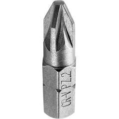 Końcówki wkrętakowe krzyżowe PZ2 x 25 mm, 30 szt.
