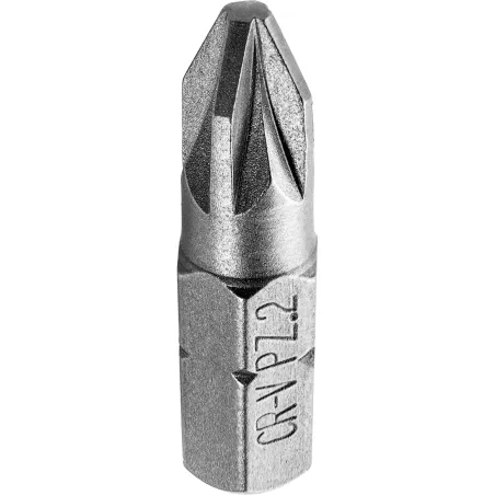 Końcówki wkrętakowe krzyżowe PZ2 x 25 mm, 30 szt.