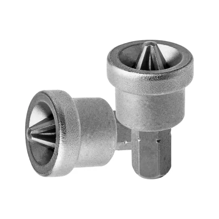 Końcówki wkrętakowe krzyżowe PZ2 x 25 mm, z ogranicznikiem, 2 szt.
