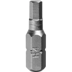 Końcówki wkrętakowe sześciokątne H4 x 25 mm, 3 szt.