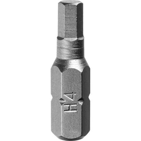 Końcówki wkrętakowe sześciokątne H4 x 25 mm, 3 szt.