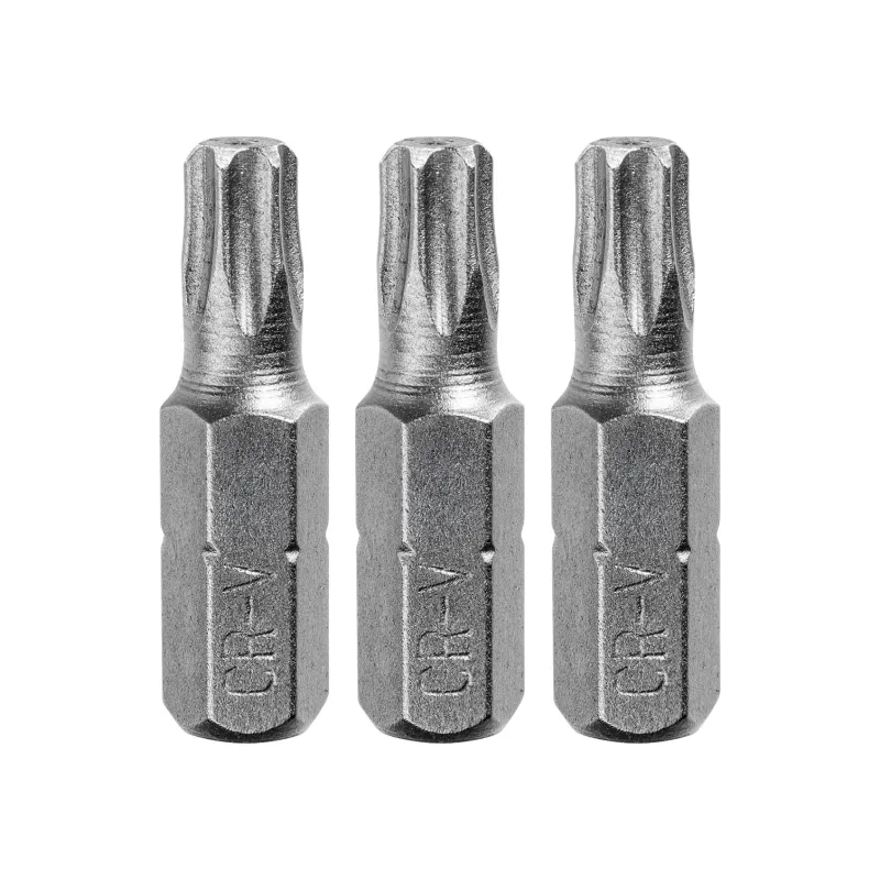 Końcówki wkrętakowe Torx T20 x 25 mm, 3 szt.