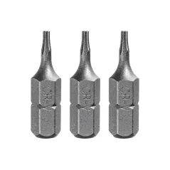 Końcówki wkrętakowe Torx T9 x 25 mm, 3 szt.