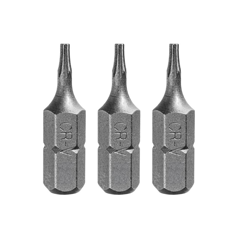 Końcówki wkrętakowe Torx T9 x 25 mm, 3 szt.