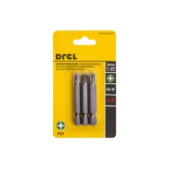 Końcówki wkrętakowe krzyżowe PZ3 x 50 mm, 3 szt.